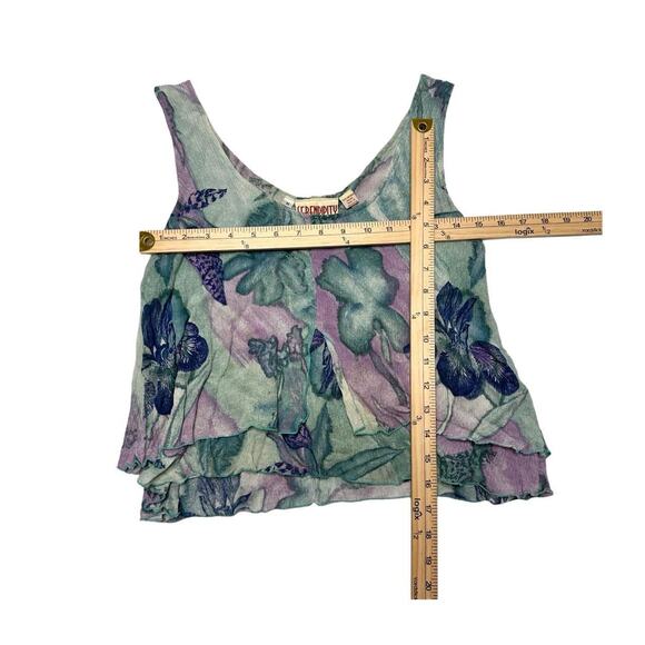 Serendipity Maui Vintage Floral Tank Size Medium - Picture 3 of 4